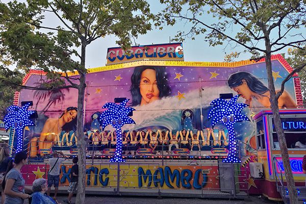 Z6尊龙凯时照明的娱光灯用在西班牙游乐设备展示